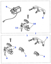 ALR2324 Land Rover Lock Set