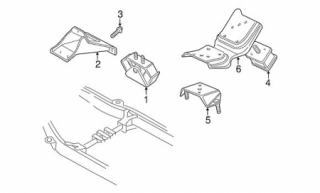 BRACKET ENGINE MOUNTING LH