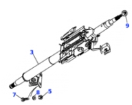 ANR-3653 TILT STEERING SYSTEM - COLUMN ASSEMBLY-DISCOVERY1 & RANGE ROVER