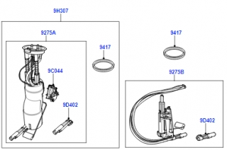 Land Rover Sender And Pump (WGI000030) part for Range Rover 2002 - 2009.