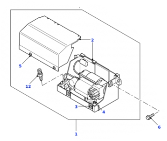 RQG100041 SUSPENSION LEVELLING COMPRESSOR for DISCOVERY 2